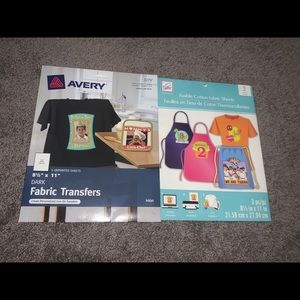 Iron on transfer paper 2 packs NWT